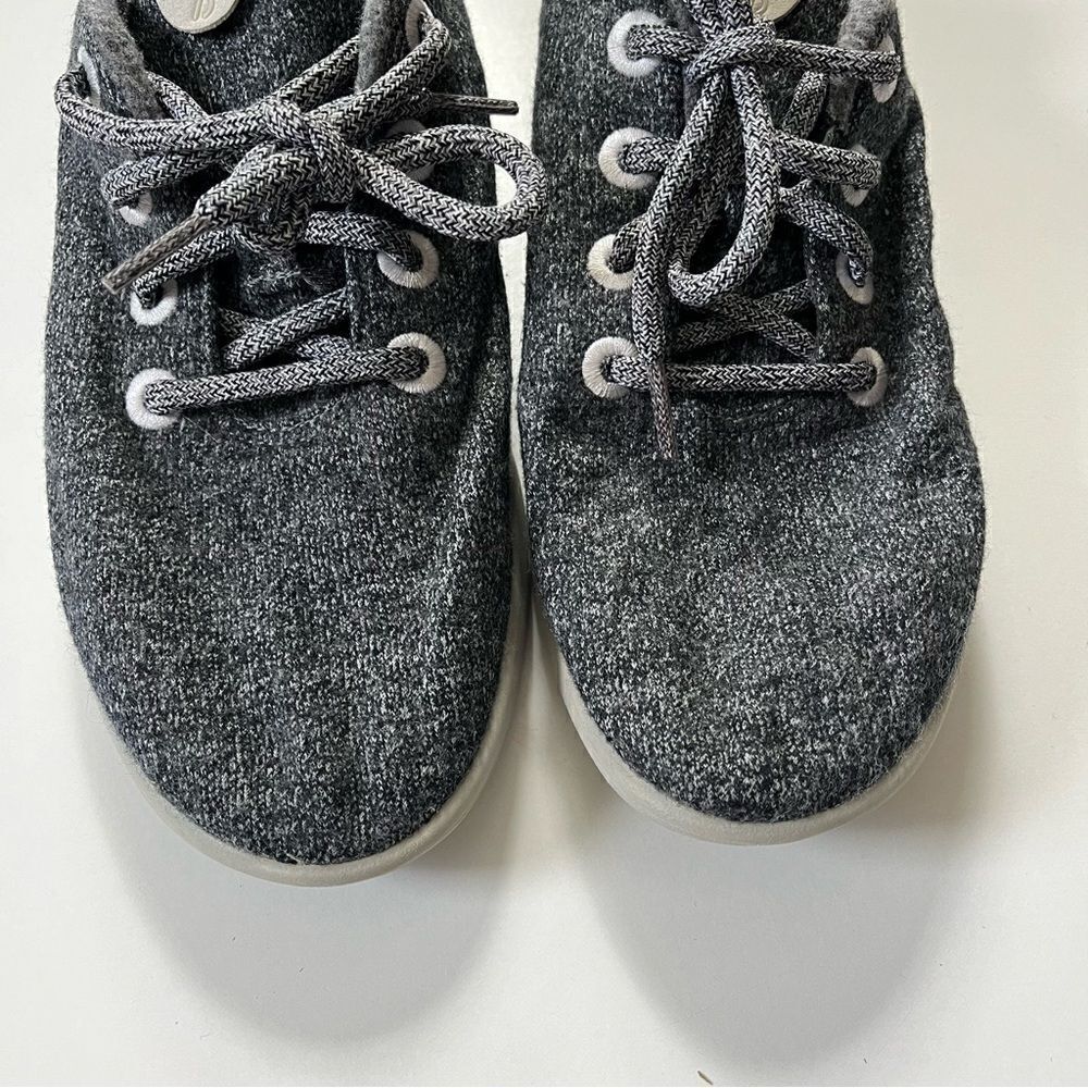 Women's Wool Runners Natural Grey 8 - Picture 12 of 13